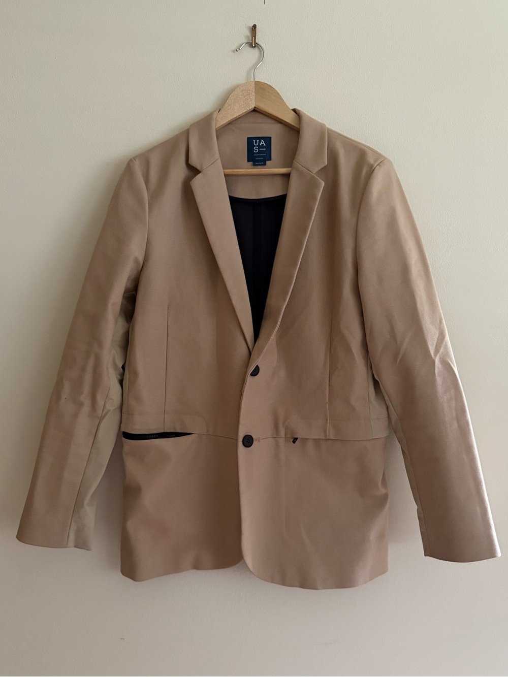 Under Armour UAS | Rare Sportswear Travel Blazer Jacket Beige / Tan | Size M